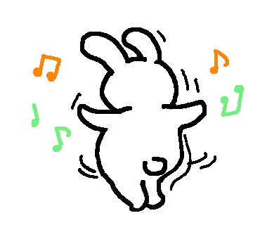 ご機嫌なうさぴこ