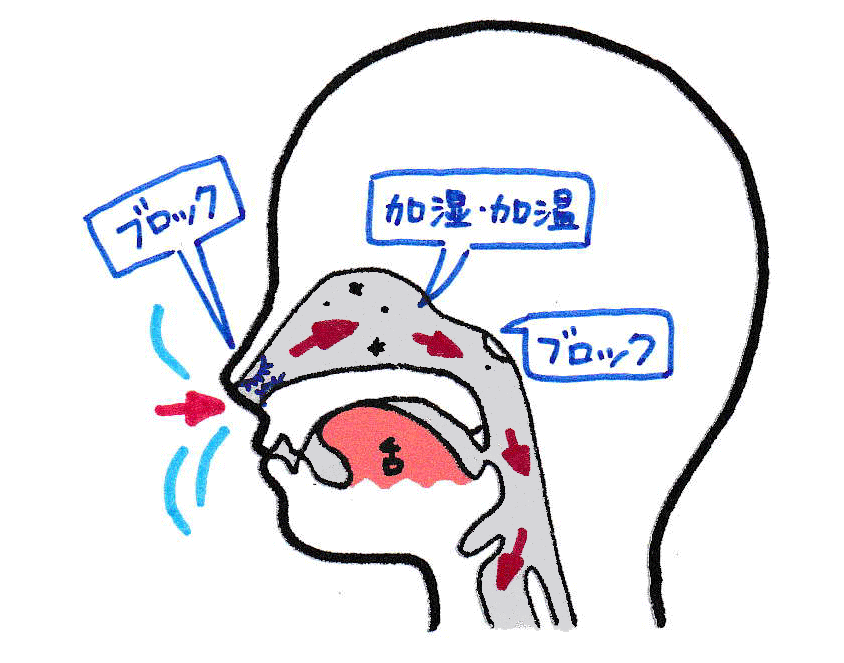 鼻呼吸のメリット