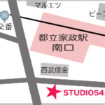 STUDIO543の地図